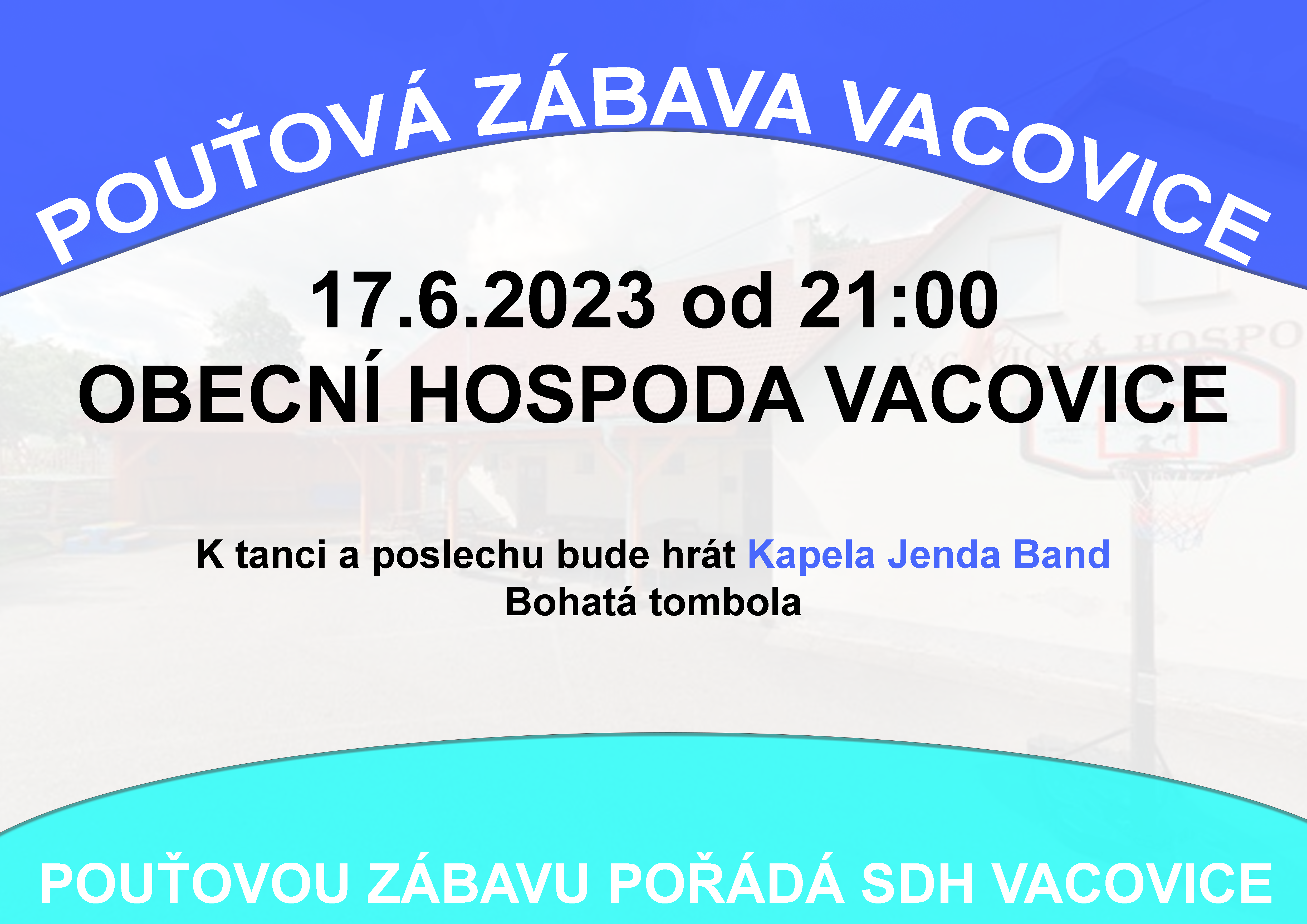 Pouťová zábava 17.06.2023